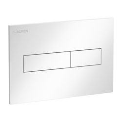 Laufen Drückerplatte Horizon INEO 213x145x6mm, Weiß, aus Kunststoff, Betätigung ... LAUFEN-H9001110000001 7612738076856 (Abb. 1)