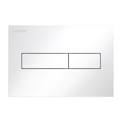 Laufen Drückerplatte Horizon INEO 213x145x6mm, Weiß, aus Kunststoff, Betätigung ... LAUFEN-H9001110000001 7612738076856 (Abb. 1)