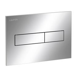Laufen Drückerplatte Horizon INEO 213x145x6mm, Chrom, aus Kunststoff, Betätigung... LAUFEN-H9001110040001 7612738099077 (Abb. 1)
