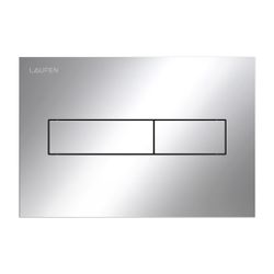Laufen Drückerplatte Horizon INEO 213x145x6mm, Chrom, aus Kunststoff, Betätigung... LAUFEN-H9001110040001 7612738099077 (Abb. 1)