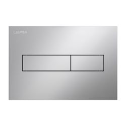 Laufen Drückerplatte Horizon INEO 213x145x6mm, Mattchrom, aus Kunststoff, Betäti... LAUFEN-H9001110070001 7612738099084 (Abb. 1)