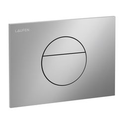 Laufen Drückerplatte Sunrise INEO 203x145x6mm, Mattchrom, aus Kunststoff, Betäti... LAUFEN-H9001120070001 7612738099152 (Abb. 1)