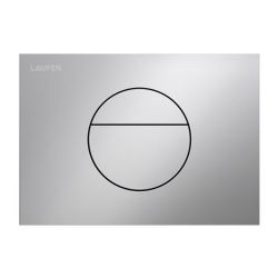 Laufen Drückerplatte Sunrise INEO 203x145x6mm, Mattchrom, aus Kunststoff, Betäti... LAUFEN-H9001120070001 7612738099152 (Abb. 1)