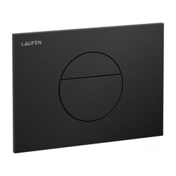 Laufen Drückerplatte Sunrise INEO 203x145x6mm, Mattschwarz, aus Kunststoff, Betä... LAUFEN-H9001127160001 7612738099169 (Abb. 1)