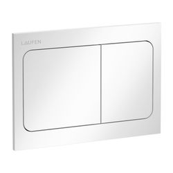 Laufen Drückerplatte AIR INEO 203x145x6mm, Weiß, aus Kunststoff, Betätigung von ... LAUFEN-H9001130000001 7612738076894 (Abb. 1)
