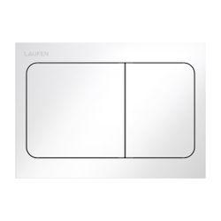Laufen Drückerplatte AIR INEO 203x145x6mm, Weiß, aus Kunststoff, Betätigung von ... LAUFEN-H9001130000001 7612738076894 (Abb. 1)
