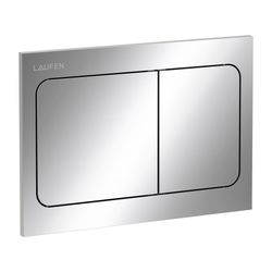 Laufen Drückerplatte AIR INEO 203x145x6mm, Chrom, aus Kunststoff, Betätigung von... LAUFEN-H9001130040001 7612738099206 (Abb. 1)