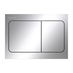 Laufen Drückerplatte AIR INEO 203x145x6mm, Chrom, aus Kunststoff, Betätigung von... LAUFEN-H9001130040001 7612738099206 (Abb. 1)