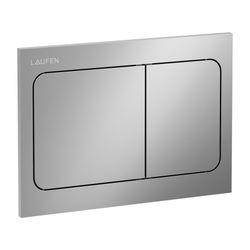 Laufen Drückerplatte AIR INEO 203x145x6mm, Mattchrom, aus Kunststoff, Betätigung... LAUFEN-H9001130070001 7612738099220 (Abb. 1)