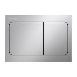 Laufen Drückerplatte AIR INEO 203x145x6mm, Mattchrom, aus Kunststoff, Betätigung... LAUFEN-H9001130070001 7612738099220 (Abb. 1)
