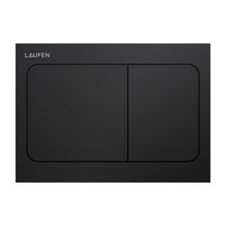 Laufen Drückerplatte AIR INEO 203x145x6mm, Mattschwarz, aus Kunststoff, Betätigu... LAUFEN-H9001137160001 7612738099237 (Abb. 1)