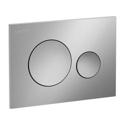 Laufen Drückerplatte Moon INEO 203x145x6mm, Mattchrom, aus Kunststoff, Betätigun... LAUFEN-H9001140070001 7612738098537 (Abb. 1)