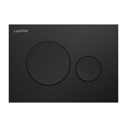 Laufen Drückerplatte Moon INEO 203x145x6mm, Mattschwarz, aus Kunststoff, Betätig... LAUFEN-H9001147160001 7612738098544 (Abb. 1)