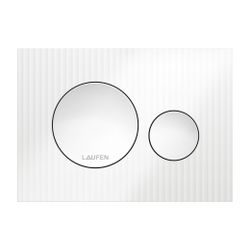 Laufen Drückerplatte Moondance INEO 203x145x6mm, Weiß, aus Kunststoff, Betätigun... LAUFEN-H9001160000001 7612738076979 (Abb. 1)