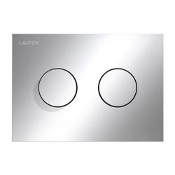 Laufen Drückerplatte Groove INEO 203x145x6mm, Chrom, aus Kunststoff, Betätigung ... LAUFEN-H9001170040001 7612738098810 (Abb. 1)