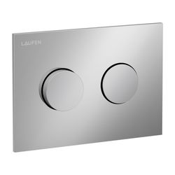 Laufen Drückerplatte Groove INEO 203x145x6mm, Mattchrom, aus Kunststoff, Betätig... LAUFEN-H9001170070001 7612738098827 (Abb. 1)