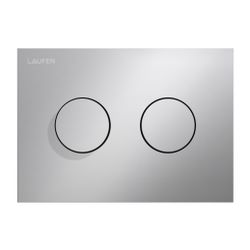 Laufen Drückerplatte Groove INEO 203x145x6mm, Mattchrom, aus Kunststoff, Betätig... LAUFEN-H9001170070001 7612738098827 (Abb. 1)
