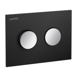 Laufen Drückerplatte Groove INEO 203x145x6mm, Mattschwarz, Kunststoff, Betätigun... LAUFEN-H9001171230001 7612738098865 (Abb. 1)