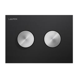 Laufen Drückerplatte Groove INEO 203x145x6mm, Mattschwarz, Kunststoff, Betätigun... LAUFEN-H9001171240001 7612738098872 (Abb. 1)