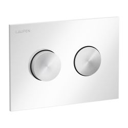 Laufen Drückerplatte Groove INEO 203x145x6mm, glänzend, Weiß, Kunststoff, Betäti... LAUFEN-H9001171940001 7612738098841 (Abb. 1)