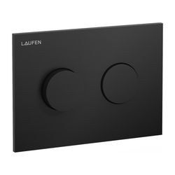 Laufen Drückerplatte Groove INEO 203x145x6mm, Mattschwarz, aus Kunststoff, Betät... LAUFEN-H9001177160001 7612738098834 (Abb. 1)