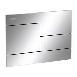 Laufen Drückerplatte Skyline INEO 208x148x6mm, Chrom, aus Kunststoff, Betätigung... LAUFEN-H9001180040001 7612738098933 (Abb. 1)