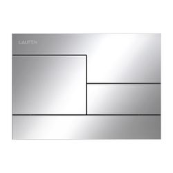 Laufen Drückerplatte Skyline INEO 208x148x6mm, Chrom, aus Kunststoff, Betätigung... LAUFEN-H9001180040001 7612738098933 (Abb. 1)