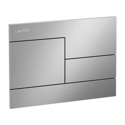 Laufen Drückerplatte Skyline INEO 208x148x6mm, Mattchrom, aus Kunststoff, Betäti... LAUFEN-H9001180070001 7612738098940 (Abb. 1)