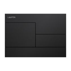 Laufen Drückerplatte Skyline INEO 208x148x6mm, Mattschwarz, aus Kunststoff, Betä... LAUFEN-H9001187160001 7612738098957 (Abb. 1)