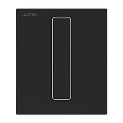 Laufen Urinal Drückerplatte AU101 INEO, 125x145x10mm, Mattschwarz, aus Kunststof... LAUFEN-H9091017160001 7612738028312 (Abb. 1)