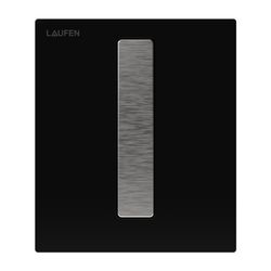 Laufen Installationssyt., INEO AU102 Urinal Drückerplatte Glas Schwarz/Tasten in... LAUFEN-H9091021240001 7612738028336 (Abb. 1)