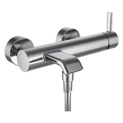 Laufen Einhebel-Wannenmischer Meda, Aufputz, mit Schlauch 1500mm und Handbrause ... LAUFEN-HF506660100600 7612738061777 (Abb. 1)