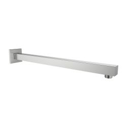 Laufen Brausewandarm, Edelstahl-Optik, quadratische Rosette, Ausladung 420mm, pa... LAUFEN-HF546026420000 7612738995720 (Abb. 1)