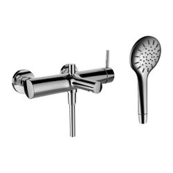 Laufen Einhebel-Wannenmischer Aufputz Twinplus mit Zubehör Kunststoffschlauch 15... LAUFEN-HF905460100600 7612738017316 (Abb. 1)