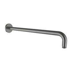 Laufen Brausewandarm, PVD Edelstahl-Optik, runde Rosette, Ausladung 420mm... LAUFEN-HF960109423001 7612738998851 (Abb. 1)