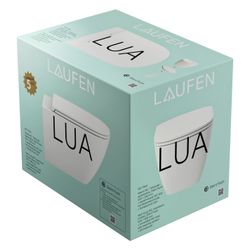 Laufen Tiefspül-WC Set wandhängend Lua, spülrandlos, Advanced, Silent Flush, LCC... LAUFEN-H8660824000001 7612738159535 (Abb. 1)