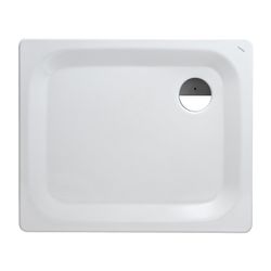 Laufen Duschwanne Platina 900x750x25mm, Weiß, aus Stahl, Ablauf seitlich, inklus... LAUFEN-H2150030000401 4014804936607 (Abb. 1)