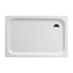 Laufen Duschwanne Platina 800x1200x65mm, Weiß, aus Stahl, Ablauf seitlich mit An... LAUFEN-H2150156000401 4014804719958 (Abb. 1)