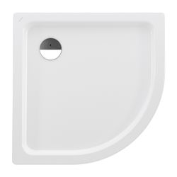 Laufen Duschwanne Viertelkreis Platina 900x900x65mm, Weiß, aus Stahl, Ablauf sei... LAUFEN-H2150180000401 4014804773288 (Abb. 1)