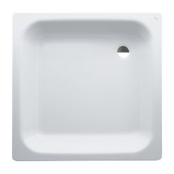 Laufen Duschwanne Platina 900x900x150mm, Weiß, aus Stahl, Ablauf seitlich, inklu... LAUFEN-H2150220000401 4014804491717 (Abb. 1)