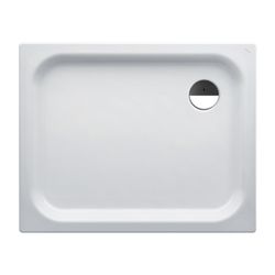 Laufen Duschwanne Platina 800x1000x65mm, Weiß, aus Stahl, Ablauf seitlich, inklu... LAUFEN-H2150410000401 7612738957834 (Abb. 1)