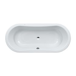 Laufen Einbau-Badewanne Thallium 800x1800x420mm, Weiß, aus Stahl, inklusive Scha... LAUFEN-H2250800000401 4014804982383 (Abb. 1)