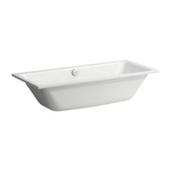 Laufen Einbaubadewanne Pro S 1700x750x410mm, Mattweiß, aus Stahl, mit Mittelabla... LAUFEN-H2261807570401 7612738124953 (Abb. 1)