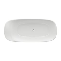 Laufen freistehende Badewanne INO 800x1800x520mm, Weiß, aus Sentec Mineralgusswe... LAUFEN-H2303020000001 7612738347321 (Abb. 1)