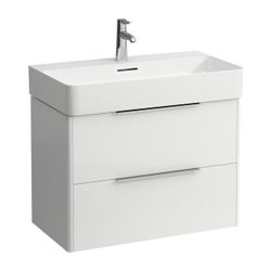 Laufen Waschtischunterbau BASE für VAL 391x733x515mm, glänzend Weiß, 2 Schublade... LAUFEN-H4023521102611 7612738912598 (Abb. 1)