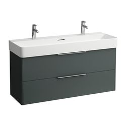 Laufen Waschtischunterbau BASE für VAL 391x1180x515mm, Verkehrsgrau, 2 Schublade... LAUFEN-H4024721102661 7612738972752 (Abb. 1)
