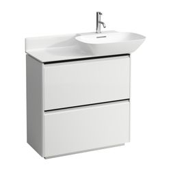 Laufen Waschtischunterbau BASE für INO 348x769x768mm, glänzend Schwarz, Weiß, bo... LAUFEN-H4030041102611 7612738948580 (Abb. 1)
