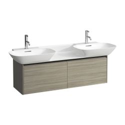 Laufen Waschtischunterbau BASE für INO 348x1170x362mm, Ulme hell, Schwarz, 2 Sch... LAUFEN-H4030161102621 7612738084615 (Abb. 1)