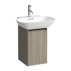 Laufen Waschtischunterbau BASE für INO 339x317x515mm, Ulme hell, Schwarz, 1 Tür ... LAUFEN-H4030241102621 7612738948351 (Abb. 1)