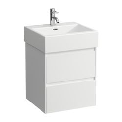 Laufen Waschtischunterbau LANI 442x482x515mm, Mattweiß, mit 2 Schubladen, Griffl... LAUFEN-H4035121122601 7612738008147 (Abb. 1)
